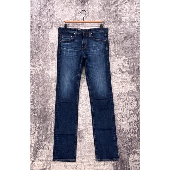 AG Adriano Goldschmied Jeans 29 x 34 Mens The Matchbox Slim Straight Dark Wash